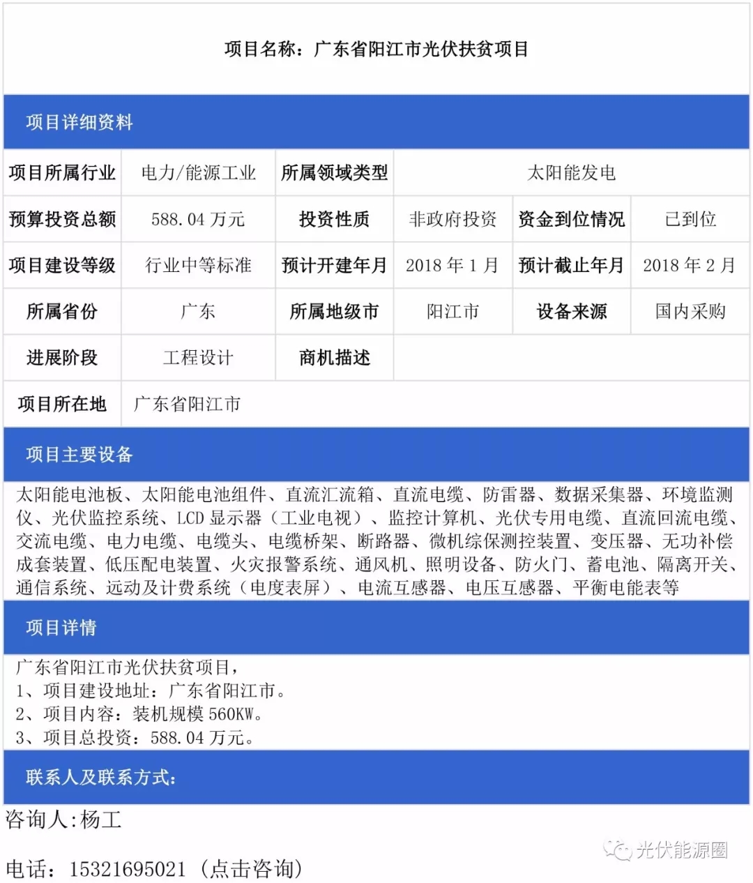 河南、廣東、安徽光伏電站項目