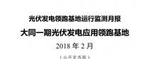 大同一期光伏發(fā)電領(lǐng)跑基地運(yùn)行監(jiān)測月報(bào)發(fā)布 各大企業(yè)表現(xiàn)如何？