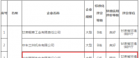 甘肅省2017年工業(yè)企業(yè)環(huán)境保護(hù)標(biāo)準(zhǔn)化建設(shè)暨環(huán)境信用評價(jià)等級評定結(jié)果：涉及8個(gè)火電企業(yè)