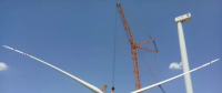 陸上風(fēng)電重器：三一重能第一臺3.4MW風(fēng)電機組順利完成吊裝！