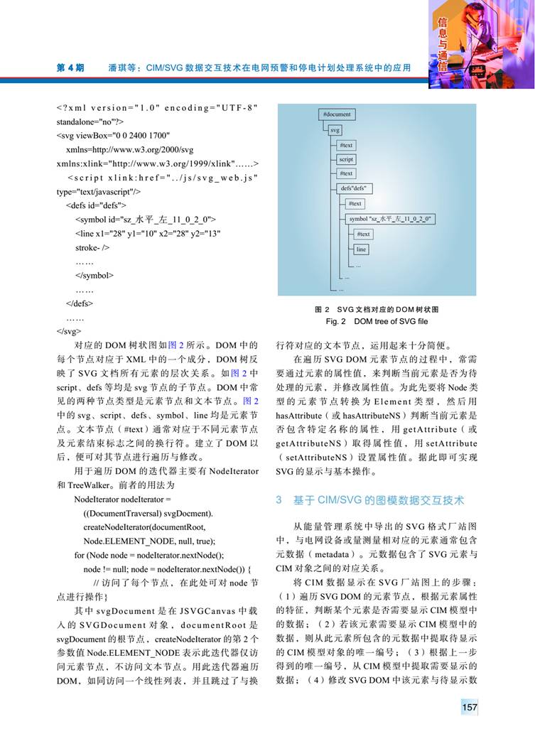 CIM/SVG 數(shù)據(jù)交互技術(shù)在電網(wǎng)預警和停電計劃處理系統(tǒng)中的應用